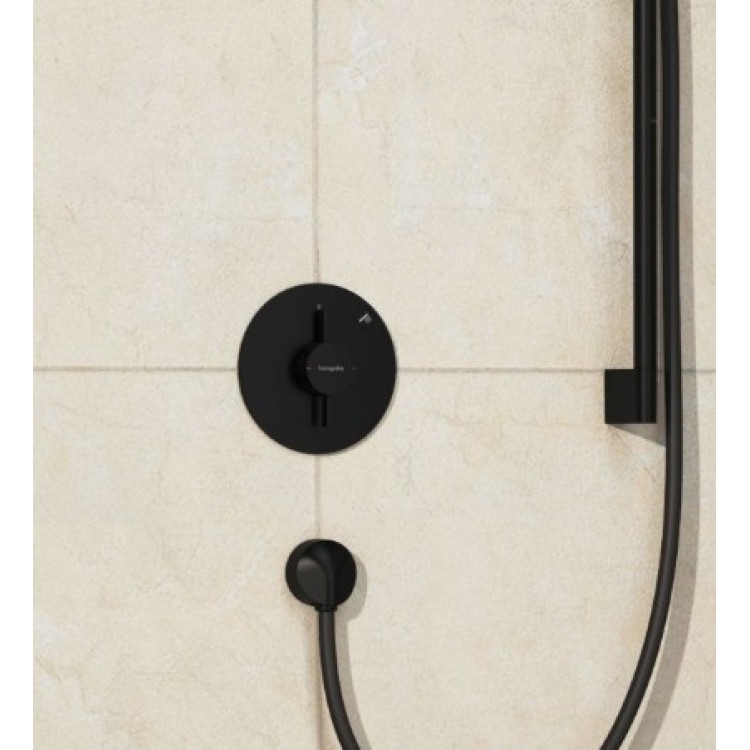 Dušas maisītājs Hansgrohe DuoTurn S iebūvējams Melns Matēts 75618670 Dušas maisītājs Hansgrohe DuoTurn S iebūvējams Melns Matēts 75618670