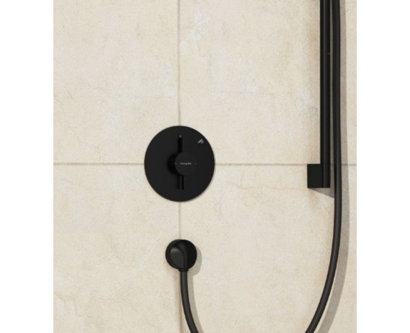 Смеситель для душа Hansgrohe DuoTurn S встраиваемый черный матовый 75618670