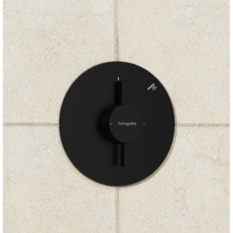 Dušas maisītājs Hansgrohe DuoTurn S iebūvējams Melns Matēts 75618670 Dušas maisītājs Hansgrohe DuoTurn S iebūvējams Melns Matēts 75618670