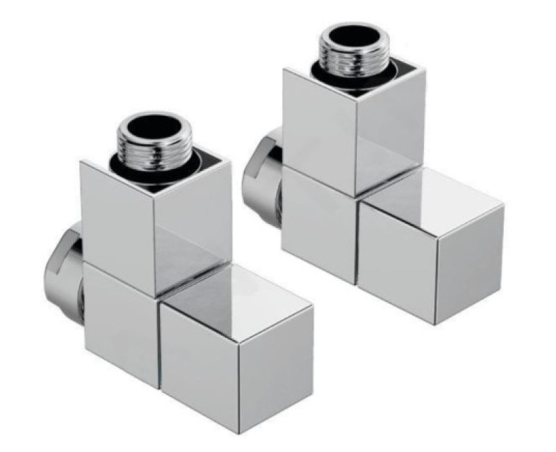 Комплект для подключения Zehnder W Угловой с квадратной ручкой 839198