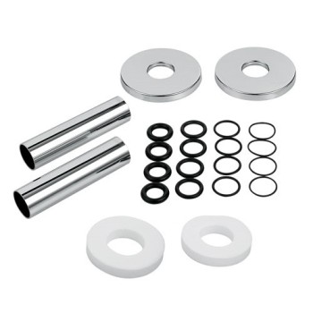 Radiatoru savienojumu komplekts, Zehnder hromēts 853738