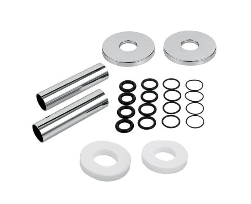 Комплект для подключения радиатора, Zehnder хром 853738