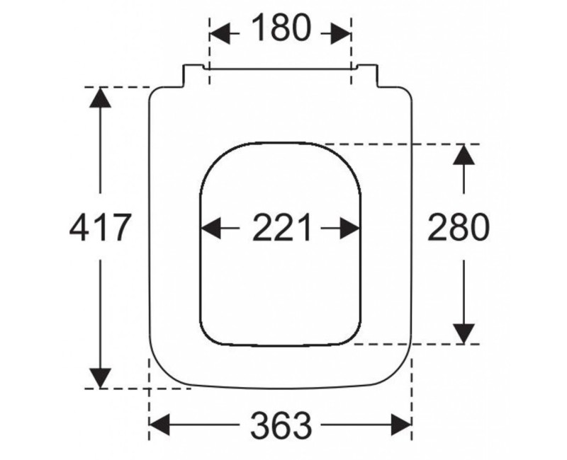 Poda Vāks Villeroy & Boch Venticello ar SoftClose, Balts 8M22S101
