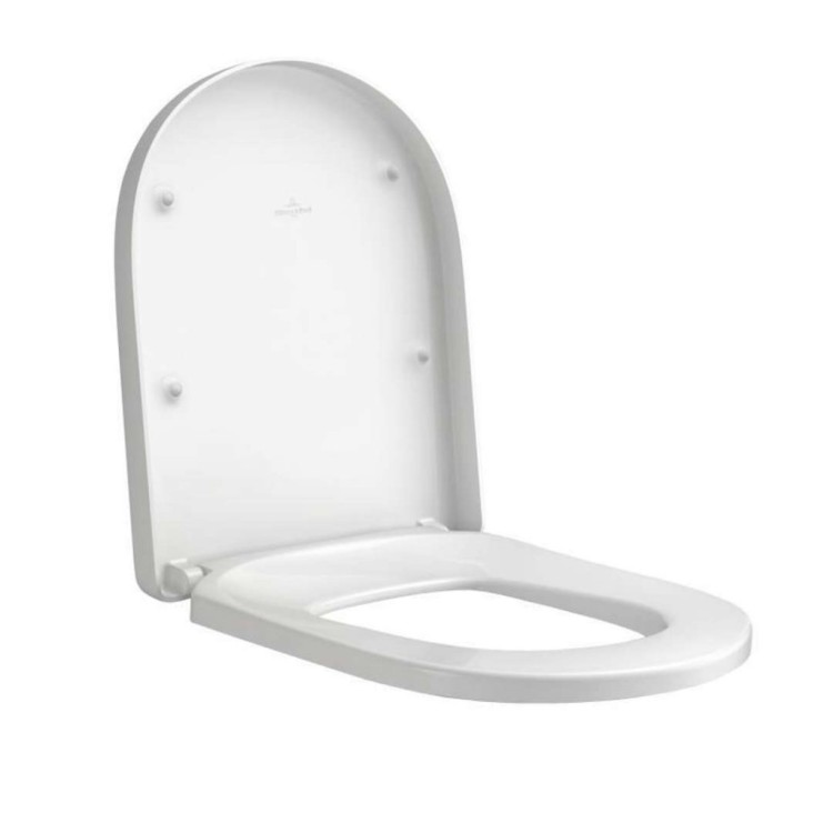 Poda vāks Villeroy & Boch Subway 2.0 SoftClose, Balts 8M34S101 Poda vāks Villeroy & Boch Subway 2.0 SoftClose, Balts 8M34S101