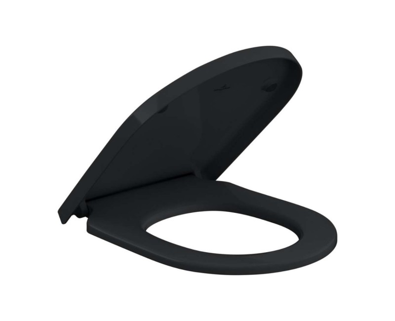 Poda vāks Villeroy & Boch Subway 3.0 SoftClose, QuickRelease Melns 8M42S1R7