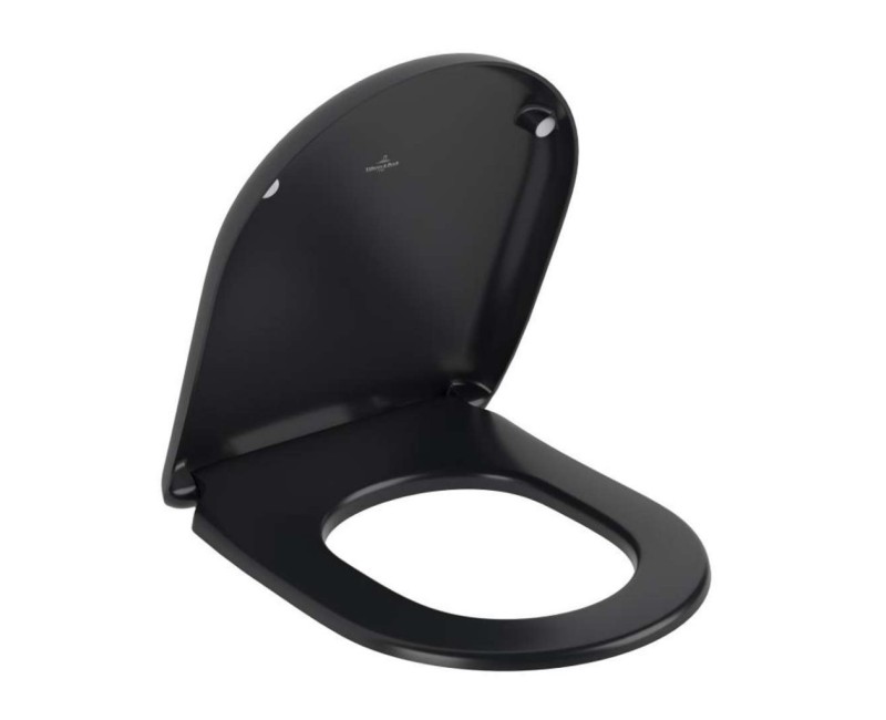 Poda vāks Villeroy & Boch Antao SoftClose, QuickRelease Melns 8M67S1R7