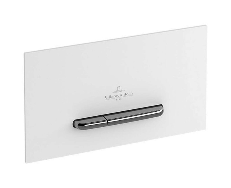 Poga iebūvējamam rāmim Villeroy & Boch ViConnect Balta/Matēts Hroms 922169N5