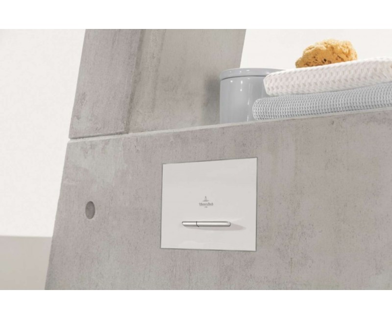 Poga iebūvējamam rāmim Villeroy & Boch ViConnect Balta/Matēts Hroms 922169N5