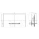 Poga iebūvējamam rāmim Villeroy & Boch ViConnect Balta/Matēts Hroms 922169N5 Poga iebūvējamam rāmim Villeroy & Boch ViConnect Balta/Matēts Hroms 922169N5