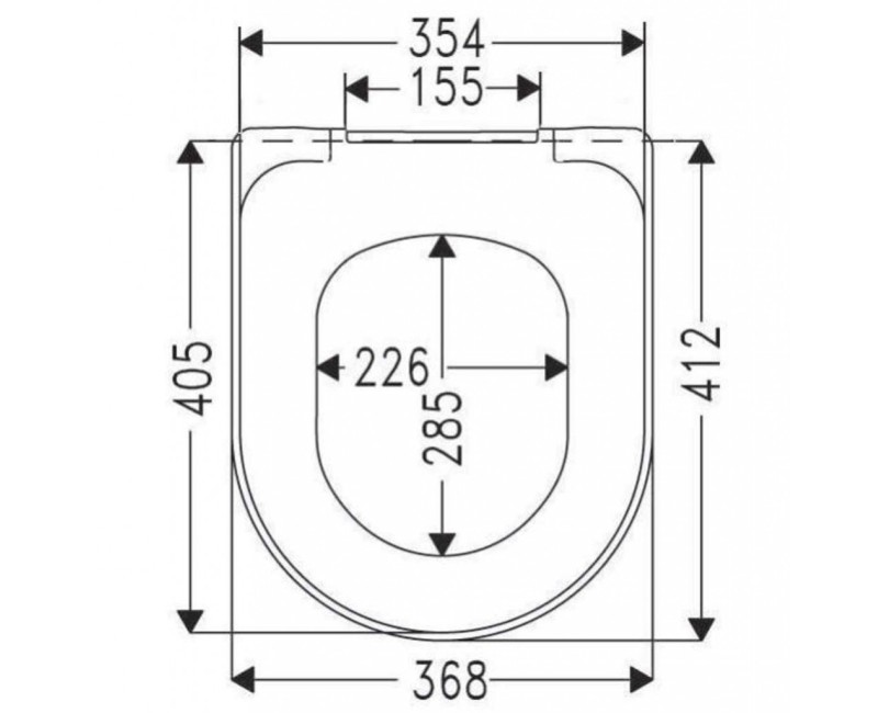 Кришка для унитаза Villeroy & Boch O.novo, белое 9M406101