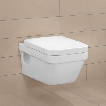 Кришка для унитаза Villeroy & Boch Architectura с функцией SoftClose+QuickRelease, белое, 9M58S101