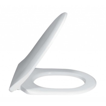 Poda vāks Villeroy & Boch Subway SlimSeat ar SoftClose+QuickRelease Balts 9M65S101