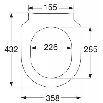 Poda vāks Villeroy & Boch Subway SlimSeat ar SoftClose+QuickRelease Balts 9M65S101