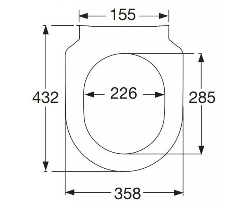 Poda vāks Villeroy & Boch Subway SlimSeat ar SoftClose+QuickRelease Balts 9M65S101