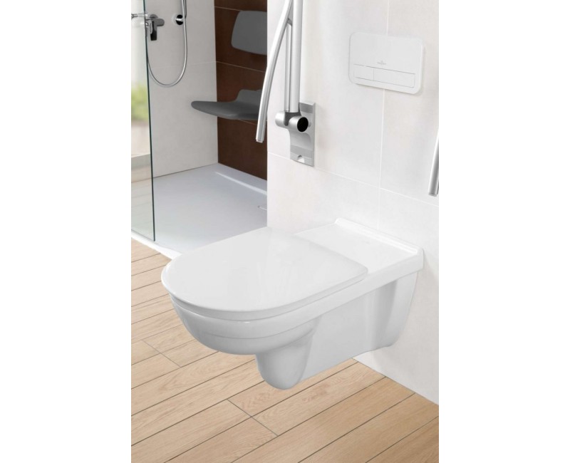 Кришка для унитаза Villeroy & Boch ViCare Compact, белое 9M676101
