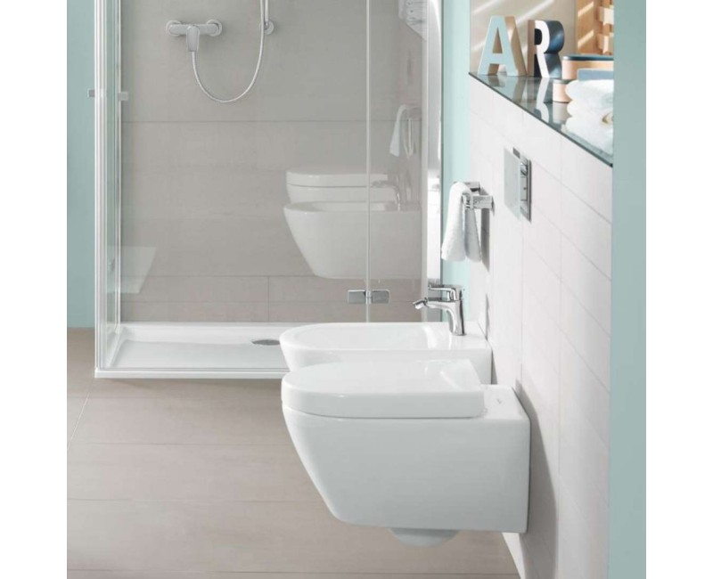 Кришка для унитаза Villeroy & Boch Subway 2.0 QuickRelease Белый 9M68Q101