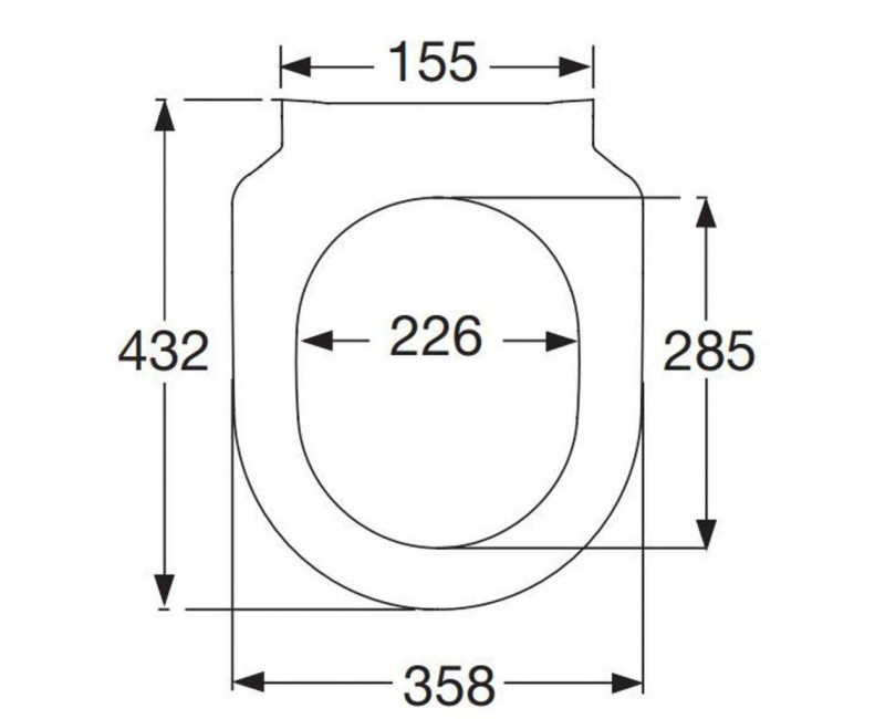 Poda vāks Villeroy & Boch Architectura SoftClosing, QuickRelease, Balts 9M70S101