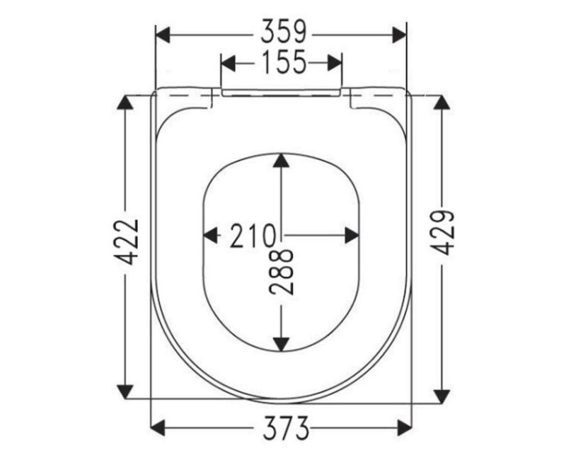 Poda vāks Villeroy & Boch Avento ar SoftClose+QuickRelease Balts 9M77C101
