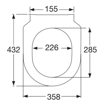 Крышка для унитазa Villeroy & Boch Avento Slim, Soft Close/QR, белая