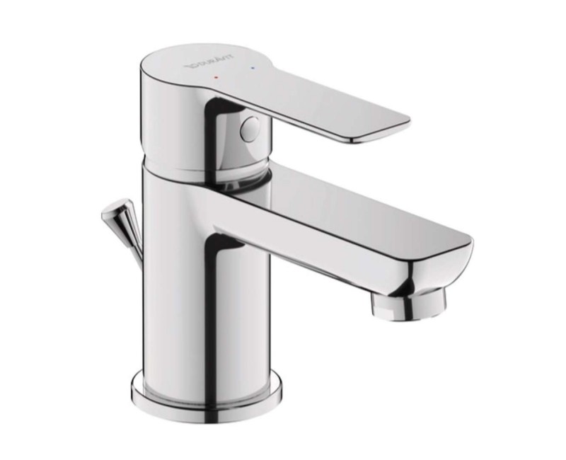 Смеситель для раковины Duravit A.1 с клапаном Pop Up Chrome