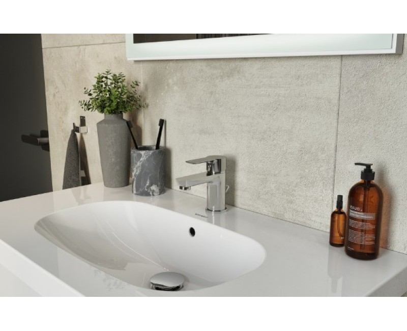 Смеситель для раковины Duravit A.1 с клапаном Pop Up Chrome