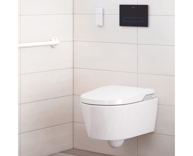 Подвесной унитаз с функцией биде Roca In-Wash® Inspira - Vitreous Rimfree с крышкой SoftClose Белый