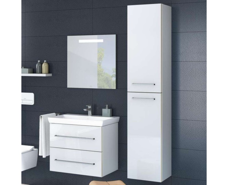 Augstais skapis Villeroy & Boch Avento 35x176x37cm, 2 durvis, Balts A89400B4
