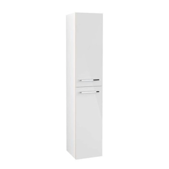 Augstais skapis Villeroy & Boch Avento 35x176x37cm, 2 durvis, Balts A89400B4