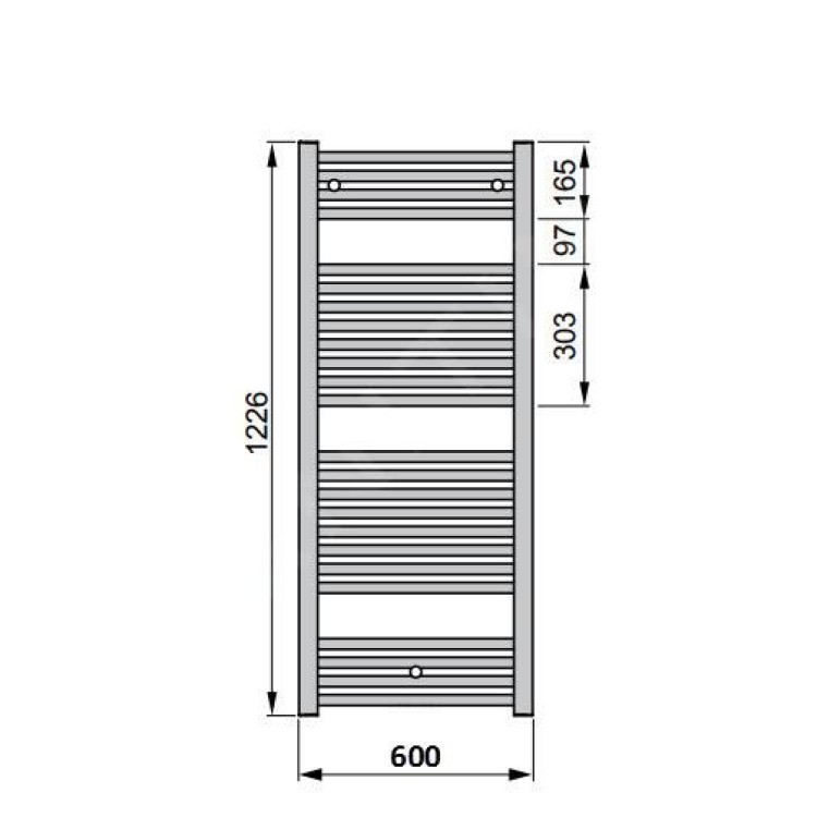 Полотенцесушитель / Радиатор Zehnder Virando 120x60 см Белый AB-120-060 Полотенцесушитель / Радиатор Zehnder Virando 120x60 см Белый AB-120-060