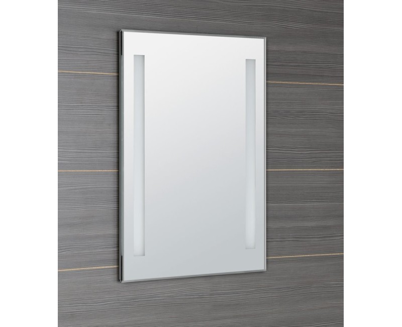 Vannas istabas spogulis Aqualine ar LED apgaismojumu 50x70 cm, hromēts  ATH5