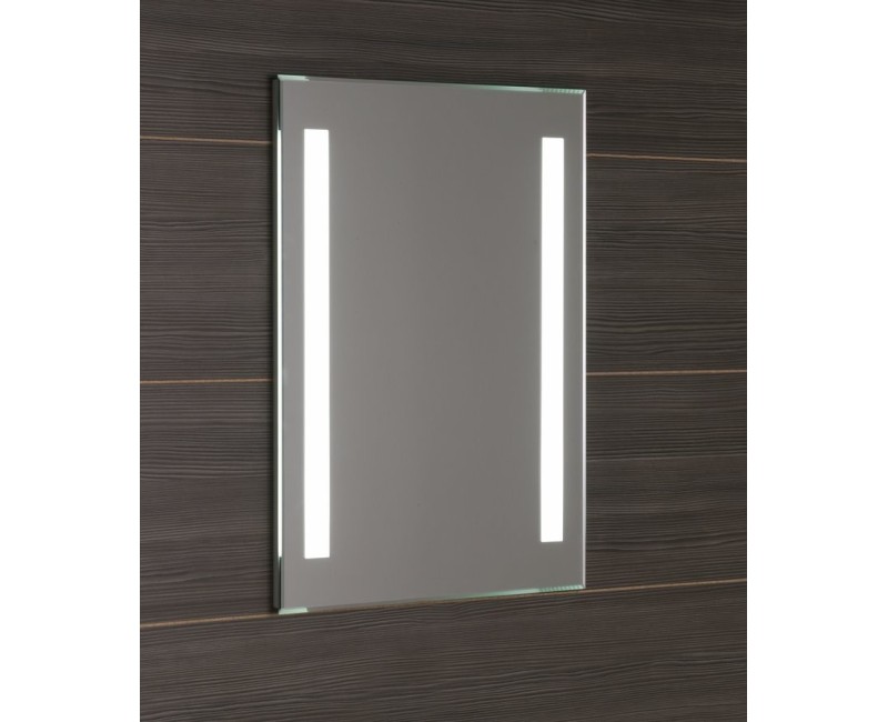 Vannas istabas spogulis Aqualine ar LED apgaismojumu 50x70 cm, hromēts  ATH5