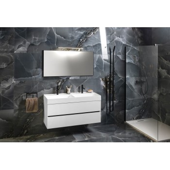 Vannas istabas spogulis Sapho Arowana Ierāmēts 120x60cm, hroms AW1260