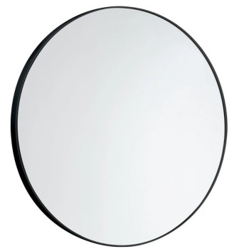 Vannas istabas spogulis Aqualine D60 cm, melns 6000