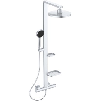 Dušas sistēma Ideal Standard Ceratherm ALU ar Termostatu Silver BD583SI