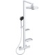 Dušas sistēma Ideal Standard Ceratherm ALU ar Termostatu Silver BD583SI Dušas sistēma Ideal Standard Ceratherm ALU ar Termostatu Silver BD583SI