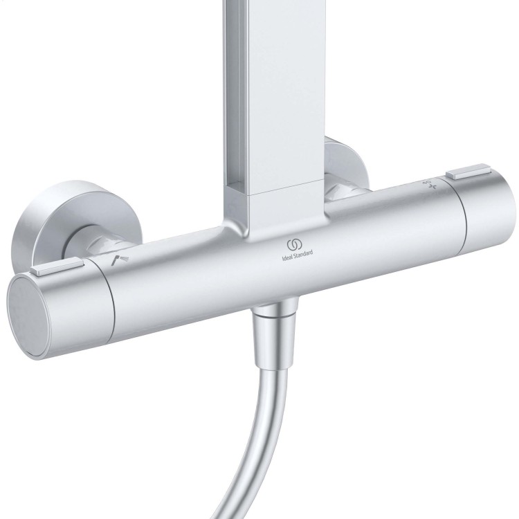 Dušas sistēma Ideal Standard Ceratherm ALU ar Termostatu Silver BD583SI Dušas sistēma Ideal Standard Ceratherm ALU ar Termostatu Silver BD583SI