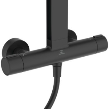 Dušas sistēma Ideal Standard Ceratherm ALU ar Termostatu Melna matēts BD583XG