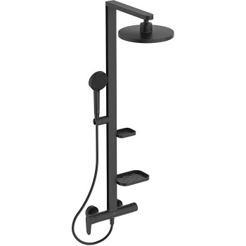 Dušas sistēma Ideal Standard Ceratherm ALU ar Termostatu Melna matēts BD584XG