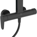 Душевая система Ideal Standard Ceratherm ALU с термостатом Черный матовый BD584XG