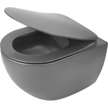 Piekaramais pods Deante PEONIA ZERO Rimless ar Softclose Vāku Antracīts/Titāns CDEDDZPW