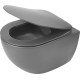 Piekaramais pods Deante PEONIA ZERO Rimless ar Softclose Vāku Antracīts/Titāns CDEDDZPW