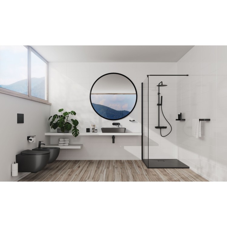 Piekaramais pods Deante PEONIA ZERO Rimless ar Softclose Vāku Antracīts/Titāns CDEDDZPW