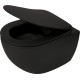 Подвесной горшок Deante PEONIA NERO Rimless с крышкой Softclose черного цвета CDEDNZPW Подвесной горшок Deante PEONIA NERO Rimless с крышкой Softclose черного цвета CDEDNZPW