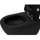 Подвесной горшок Deante PEONIA NERO Rimless с крышкой Softclose черного цвета CDEDNZPW Подвесной горшок Deante PEONIA NERO Rimless с крышкой Softclose черного цвета CDEDNZPW