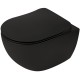 Подвесной горшок Deante PEONIA NERO Rimless с крышкой Softclose черного цвета CDEDNZPW Подвесной горшок Deante PEONIA NERO Rimless с крышкой Softclose черного цвета CDEDNZPW