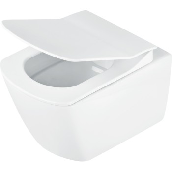 Piekaramais pods Deante ANEMON Rimless ar Softclose Vāku, Balts CDZD6ZPW