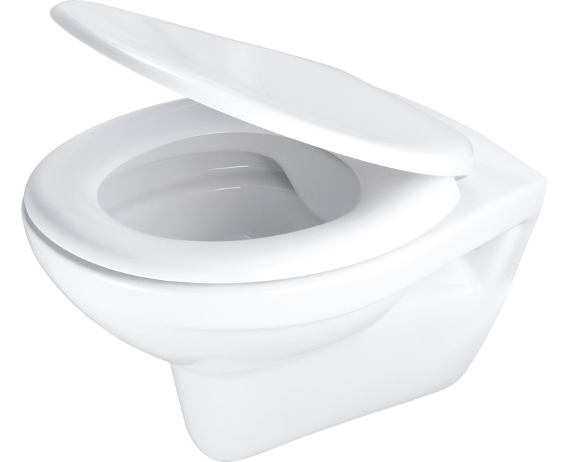 Подвесной унитаз Deante BORO Rimless с крышкой Softclose, белый CMOD6SPW