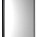 Зеркало для ванной Aqualine со LED подсветкой, 80x60 см, сенсорное, матово-черное CN060