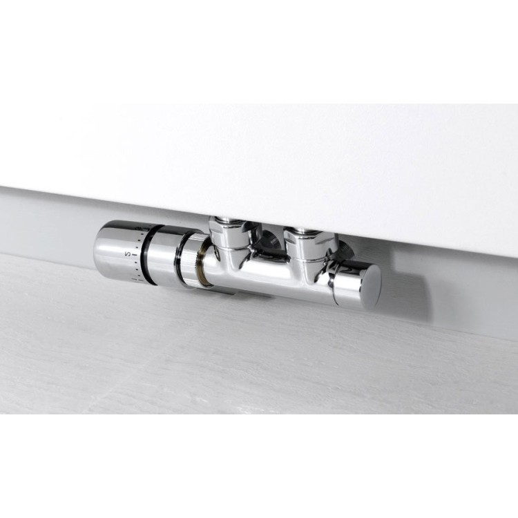 Savienojumu komplekts SAPHO TWIN dvieļu žāvētājam / radiatoram, termostatisks Kreisais Hromēts CP3012S Savienojumu komplekts SAPHO TWIN dvieļu žāvētājam / radiatoram, termostatisks Kreisais Hromēts CP3012S
