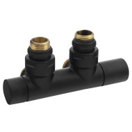 Savienojumu komplekts SAPHO TWIN BLACK matēti melns CP4101BS